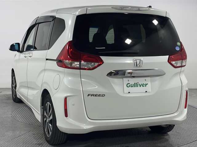 ホンダ フリード G ホンダセンシング 広島県 2018(平30)年 4.8万km ホワイトオーキッドパール 純正９型ナビ　/両側パワースライドドア　/エアロ　/レーダークルーズコントロール　/バックカメラ　/フルセグ　/レーンキープアシスト　/衝突軽減ブレーキ　/コーナーセンサー　/LEDヘッドランプ　/ドラレコ　/ETC/純正１５インチアルミホイール(185/65/R15)/エアバック（運転席/助手席）
