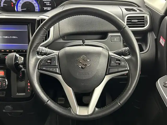 スズキ ソリオ バンディット HV MV Dカメラ ブレーキS 道央・札幌 2017(平29)年 2万km ピュアホワイトP ・４ＷＤ/・純正ナビ/・バックカメラ/・衝突軽減ブレーキ/・フルセグＴＶ＆Ｂｌｕｅｔｏｏｔｈ＆ＣＤ＆ＤＶＤ/・シートヒーター/・オートライト/・ＥＴＣ/・クルーズコントロール/・オートエアコン/・スマートキー＆プッシュスタート/・レーンアシスト/・横滑り防止機能/・片側パワースライドドア/・ミラーヒーター/・純正アルミホイール/・純正フロアマット/・ＬＥＤヘッドライト/・盗難防止システム/・Ｗエアバック