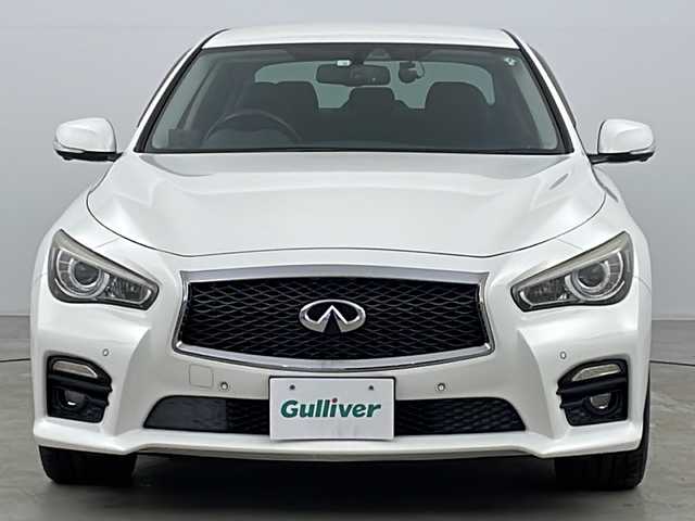 日産 スカイライン ハイブリッド 350GT FOUR TypeSP 道央・札幌 2014(平26)年 6.7万km クリスタルホワイトパール ・純正ナビTV&DVD&CD&BT&MSV/・ハイブリッド/・全方位カメラ/・エマージェンシーブレーキ/・インテリジェットペダル/・車線逸脱警報/・車線逸脱防止支援/・後側方車両検知警報/・後側方衝突防止システム/・前席パワーシート/・前席シートヒーター/・運転席メモリーシート/・ドライブレコーダー360°/・クルーズコントロール/・レザーシート/・パドルシフト/・ステアリングスイッチ/・革巻きステアリング/・プッシュスタート/・スマートキー/・ビルトインETC/・空気圧センサー/・社外GPSレーダー/・オートライト/・LEDヘッドライト/・LEDフォグ/・DRIVE MODE/・横滑り防止