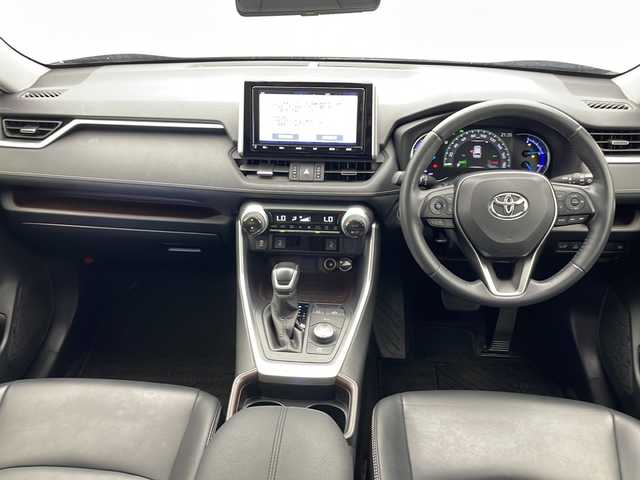 トヨタ ＲＡＶ４ ハイブリットG 千葉県 2021(令3)年 3.4万km アティチュードブラックマイカ 禁煙車/TRDキャリア/BALMINUM18インチAW/純正ディーラー9インチナビ/CD DVD　BT　フルセグ/バックカメラ/ビルトインETC/黒レザーシート/運転席シートヒーター/トヨタセーフティセンス/レーダークルーズコントロール/ハンドルヒーター/LEDヘッドライト/オートライト/オートハイビーム/前後ドライブレコーダー/スマートキー/プッシュスタート