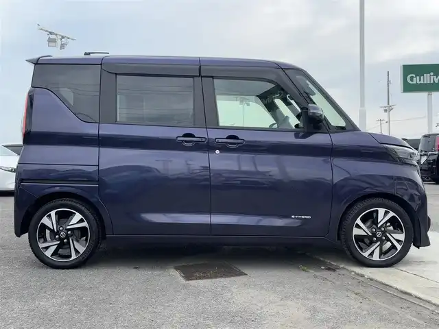 日産 ルークス HWS Gターボ プロパイロットED 徳島県 2020(令2)年 2.7万km アメジストパープル 9インチ純正SDナビ/・Bluetooth・フルセグ・CD・DVD・SD/全方位カメラ/エマージェンシーブレーキ/プロパイロット/ドライブレコーダー/両側パワースライドドア/スマートキー/スペアキー/プッシュスタート