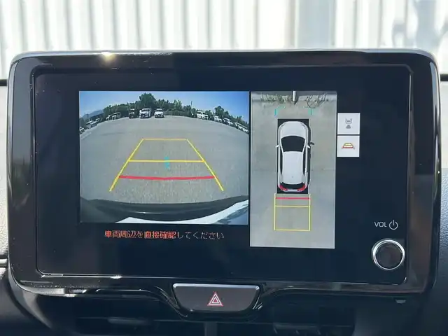 トヨタ ヤリスクロス ハイブリッド Z アドベンチャー 愛媛県 2024(令6)年 0.6万km ブラックマイカ ８インチディスプレイオーディオ/（USB/HDMI/AppleCarPlay/AndroidAuto）/フルセグTV/全方位カメラ/トヨタセーフティーセンス/レーダークルーズコントロール/合皮シート/前席シートヒーター/運転席パワーシート/ステアリングヒーター/革巻きステアリング/ステアリングスイッチ/ETC/前後ドライブレコーダー/LEDヘッドライト/クリアランスソナー/フロアマット