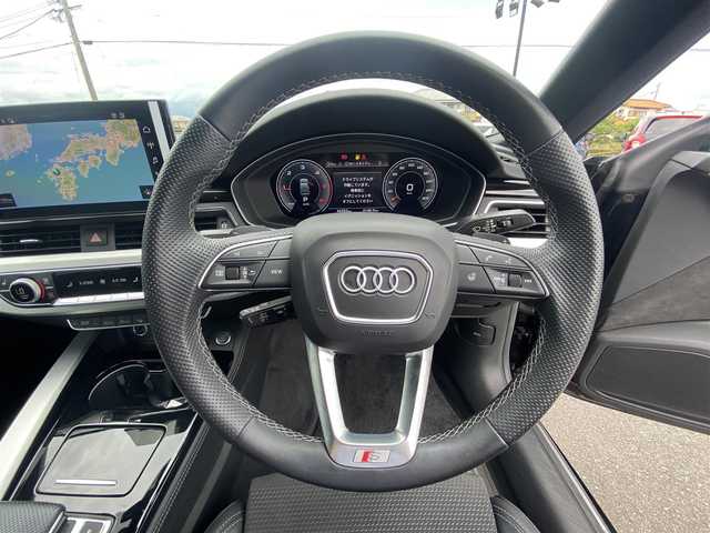 アウディ Ａ５ SB 40TDIクワトロ Sライン 福岡県 2021(令3)年 4.5万km 黒 ・アダプティブクルーズコントロール/・純正HDDナビ/USB/Bluetooth/AplleCarPlay/・全方位カメラ/・ハーフレザーシート/シートヒーター/・前後ドライブレコーダー/・フルセグ/・ETC/・純正18AW/・プッシュスタート/・パーキングアシスト/・アイドリングストップ/・スマートキー/・スペアキー/・パワーシート/・レーンキープアシスト/・オートライト/・LEDライト/・保証書/・取扱説明書