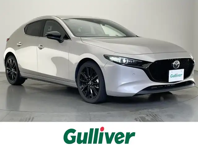 マツダ マツダ３ファストバック 20S ブラックトーンED 愛知県 2022(令4)年 2.3万km プラチナクォーツメタリック 純正ナビ　ＨＤＭＩ　Ｂｌｕｅｔｏｏｔｈ　ＵＳＢ　純正前後ドライブレコーダー　バックカメラ　衝突軽減装置　追従クルコン　ＬＥＤオートライト　コーナーセンサー　ＢＳＭ　パドルシフト　電動パーキング　禁煙車