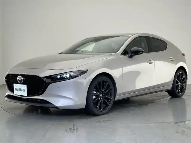マツダ マツダ３ファストバック 20S ブラックトーンED 愛知県 2022(令4)年 2.3万km プラチナクォーツメタリック 純正ナビ　ＨＤＭＩ　Ｂｌｕｅｔｏｏｔｈ　ＵＳＢ　純正前後ドライブレコーダー　バックカメラ　衝突軽減装置　追従クルコン　ＬＥＤオートライト　コーナーセンサー　ＢＳＭ　パドルシフト　電動パーキング　禁煙車