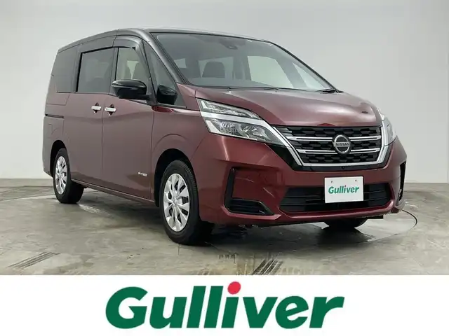 日産 セレナ X V 岡山県 2022(令4)年 1.3万km マルーンレッド 2トーン 純正１０インチナビ/・型番：MM521D-L/【Bluetooth/フルセグTV/CD/DVD/Blu-ray/HDMI/Carplay】/両側パワースライドドア/アラウンドビューモニター/クルーズコントロール/ビルトインＥＴＣ/オートハイビーム/オートライト/純正ドライブレコーダー(前）/コーナーセンサー（前後）/ブラインドスポットモニター/TVキャンセラー/ISOFIX/ステアリングスイッチ/シートリフター/シートバックテーブル/ドアバイザー/スマートキー×2