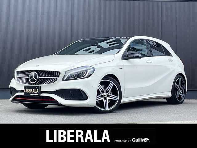 メルセデス・ベンツ Ａ２５０ シュポルト 4MATIC 長野県 2018(平30)年 4.3万km カルサイトホワイト AMGレザーエクスクルーシブパッケージ /パノラミックスライディングルーフ /harman/kardonサウンド /黒革シート /ディスプレイオーディオ /CarPlay対応 /バックカメラ /レーダーセーフティパッケージ /LEDヘッドライト /キーレスゴー