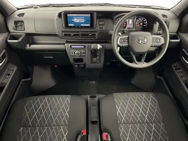 ダイハツ アトレー バン RS 鹿児島県 2025(令7)年 0.1千km ブラックマイカメタリック 社外ナビ　/（フルセグ/Bluetooth/CD/DVD）/アダプティブクルーズコントロール　/両側パワースライドドア　/コーナーセンサー　/オートライト　/アイドリングストップ　/ステアリングリモコン　/スマートキー　/電動格納ミラー　/EＴＣ　/純正フロアマット