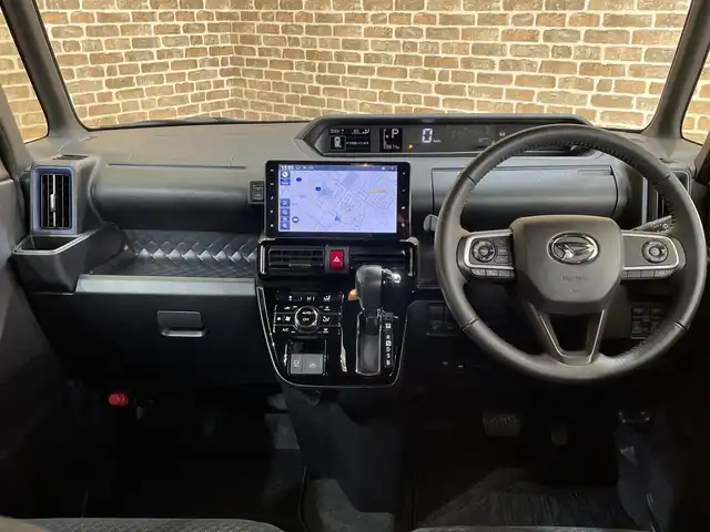 ダイハツ タント カスタム RS 岩手県 2022(令4)年 4万km シャイニングホワイトパール ４WD/ターボ/両側パワースライドドア/スマートアシスト/衝突回避支援ブレーキ/ブレーキ制御付き誤発進抑制機能/標識認識機能/車線逸脱抑制機能/アダプティブクルーズコントロール/レーンキープコントロール/アダプティブドライビングビーム/コーナーセンサー/横滑り防止装置/アイドリングストップ/運転席ロングスライドシート/オートブレーキホールド/ロールサンシェード/前席シートヒーター/純正ナビ/バックカメラ/ドライブレコーダー/ETC/エンジンスターター/LEDヘッドライト/純正１５インチアルミホイール