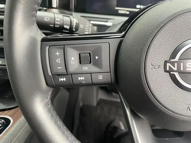 日産 オーラ G レザーエディション 島根県 2024(令6)年 1.3万km パープル ワンオーナー　/純正９型メモリナビ　/ＢＯＳＥサウンドシステム　/フルセグ/Ｂｌｕｅｔｏｏｔｈ　/全方位カメラ/ビルトインＥＴＣ2.0/前後ドラレコ　/インテリジェントクルーズコントロール　/ハーフレザーシート　/前席シートヒーター　/純正LEDライト　/前後コーナーセンサー