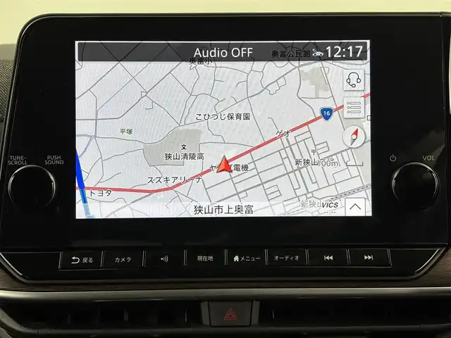 日産 オーラ G レザーエディション 埼玉県 2022(令4)年 1.6万km プレミアムコロナオレンジ 純正ナビ/（TV/BT/USB/HDMI/FM/AM)/デジタルインナーミラー/BOSEサウンド/プロパイロット/コーナーセンサー/レーンアシスト/衝突軽減ブレーキ/LEDヘッドライト/ステアリングヒーター/ETC2.0/電動格納ミラー/プッシュスタート/スマートキー