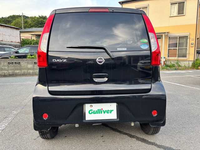 日産 デイズ J 福岡県 2018(平30)年 4.3万km ブラック オーディオ/（AM/FM/AUX）/横滑り防止/衝突軽減/ETC/純正フロアマット/電格ミラー/スペアキー×１/保証書