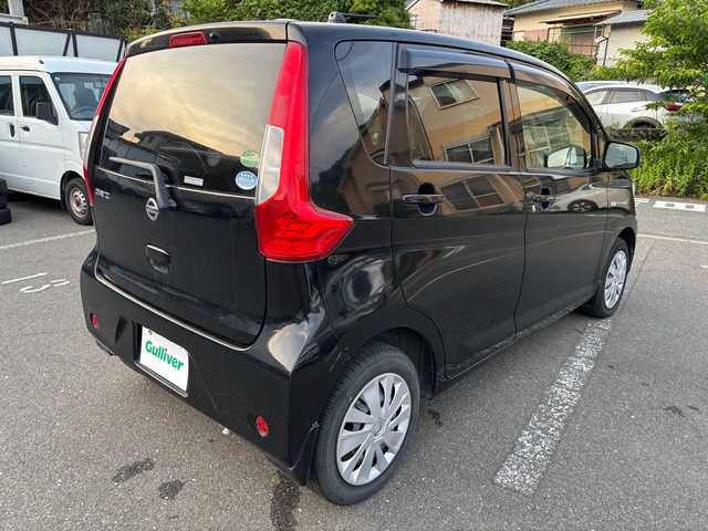日産 デイズ J 福岡県 2018(平30)年 4.3万km ブラック オーディオ/（AM/FM/AUX）/横滑り防止/衝突軽減/ETC/純正フロアマット/電格ミラー/スペアキー×１/保証書