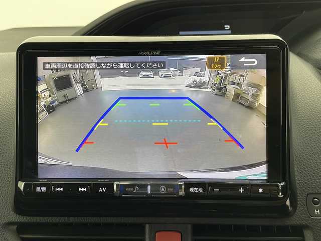 トヨタ エスクァイア ハイブリッド Gi 長野県 2018(平30)年 5.3万km スパークリングブラックパールクリスタルシャイン ALPINE9インチナビ&フルセグTV&CD&DVD&BT/ALPINE10.1インチフリップダウンモニター/クルーズコントロール/レーンディパーチャーアラート/車線逸脱警報/衝突軽減ブレーキ/先行車発進告知/BRITZ車高調/純正サスペンション積込/合皮シート/前席シートヒーター/ステアリングスイッチ/ウォークスルー/2列目サンシェード/バックカメラ/ビルトインETC/LEDヘッドライト/オートライト/オートマチックハイビーム/フロントフォグランプ/電動格納ミラー/ウィンカーミラー/純正15インチAW装着/純正フロアマット/純正ドアバイザー/プッシュスタート/スマートキー