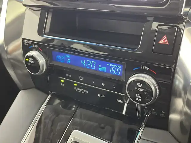 トヨタ アルファード S Cパッケージ 新潟県 2019(令1)年 4.1万km ブラック 純正８インチSDナビ/Bluetooth・CD・DVD・USB・AM・FM/両側パワースライドド/ツインムーンルーフ　/バックカメラ　/フルセグ　/合皮シート　/前席パワーシート/前席シートヒーター/前席エアシート　/D席シートセット/追従クルーズコントロール　/レーンキープアシスト　/前後コーナーセンサー/衝突被害軽減システム　/LEDオートライト/オートマチックハイビーム/パワーバックドア/ステアリングヒーター/MTモード付AT/純正ビルトインETC/前後ドライブレコーダー/純正フロアマット/純正１８インチアルミホイール/スマートキー