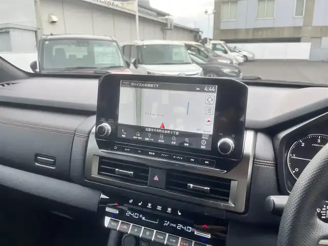 三菱 トライトン GSR 島根県 2025(令7)年 0.3万km ダイヤモンドブラックマイカ 純正メモリナビ　/Ｂｌｕｅｔｏｏｔｈ接続　/全方位／バックカメラ　/前後ドライブレコーダー　/黒革シート/運転席パワーシート/前席シートヒーター/電動トノカバー(ロールタイプ)/レーダークルーズコントロール　/衝突軽減ブレーキ　/前後コーナーセンサー　/ステアリングヒーター/スマートキー/プッシュスタート　/ＥＴＣ/純正ＬＥＤヘッドライト　/純正１８インチアルミホイール/純正フロアマット/保証書・取説・スペアキー