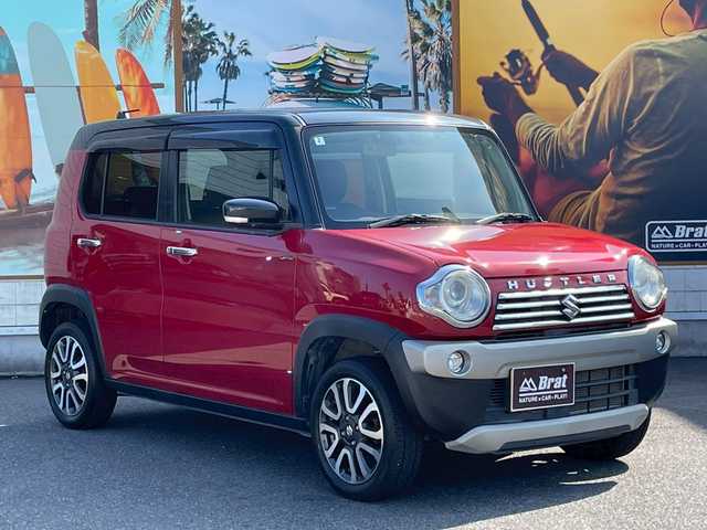 スズキ ハスラー Jスタイル Ⅱ 宮崎県 2016(平28)年 2.9万km フェニックスレッドパール/ブルーイッシュブラックパール ツートンカラー　/ボンネットエンブレム　/ケンウッドメモリーナビ　/シートヒーター/メッキグリル　/ETC　/アイストップ　/ブレーキサポート　/レーンキープ　/フロアマット　/スマートキー　/プッシュスタート　/ワンセグ　/DVD　/Bluetooth　/USB　/HIDライト