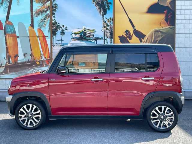 スズキ ハスラー Jスタイル Ⅱ 宮崎県 2016(平28)年 2.9万km フェニックスレッドパール/ブルーイッシュブラックパール ツートンカラー　/ボンネットエンブレム　/ケンウッドメモリーナビ　/シートヒーター/メッキグリル　/ETC　/アイストップ　/ブレーキサポート　/レーンキープ　/フロアマット　/スマートキー　/プッシュスタート　/ワンセグ　/DVD　/Bluetooth　/USB　/HIDライト