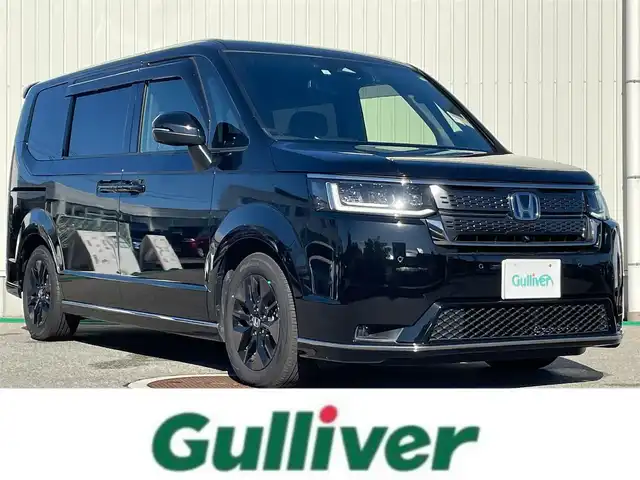 ホンダ ステップワゴン 富山県 2023(令5)年 7.8万km クリスタルブラックパール アラウンドビューモニター/メーカーナビ/フルセグＴＶ/Bluetooth/ＤＶＤ再生/ビルトインＥＴＣ/両側パワースライドドア/ハーフレザーシート/運転席助手席シートヒーター/LEDオートライト/ＬＥＤフォグライト/レーダークルーズコントロール/レーンキープアシスト/パワーバックドア