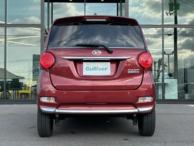 ダイハツ キャスト スタイル G ターボ VS SAⅢ 愛媛県 2020(令2)年 3.3万km ファイアークォーツレッドM 社外ディスプレイオーディオ/（FA/AM/Bluetooth/iPod/AUX）/アラウンドビューモニター/衝突軽減ブレーキ/レーンキープアシスト/シートヒーター/ETC/前後ドライブレコーダー/クリアランスソナー/オートハイビーム/LEDヘッドライト/横滑り防止装置/USB入力端子/HDMIケーブル/純正15インチAW/純正フロアマット/プッシュスタート/スマートキー