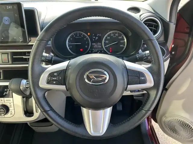 ダイハツ キャスト スタイル G ターボ VS SAⅢ 愛媛県 2020(令2)年 3.3万km ファイアークォーツレッドM 社外ディスプレイオーディオ/（FA/AM/Bluetooth/iPod/AUX）/アラウンドビューモニター/衝突軽減ブレーキ/レーンキープアシスト/シートヒーター/ETC/前後ドライブレコーダー/クリアランスソナー/オートハイビーム/LEDヘッドライト/横滑り防止装置/USB入力端子/HDMIケーブル/純正15インチAW/純正フロアマット/プッシュスタート/スマートキー