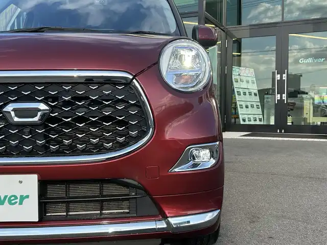 ダイハツ キャスト スタイル G ターボ VS SAⅢ 愛媛県 2020(令2)年 3.3万km ファイアークォーツレッドM 社外ディスプレイオーディオ/（FA/AM/Bluetooth/iPod/AUX）/アラウンドビューモニター/衝突軽減ブレーキ/レーンキープアシスト/シートヒーター/ETC/前後ドライブレコーダー/クリアランスソナー/オートハイビーム/LEDヘッドライト/横滑り防止装置/USB入力端子/HDMIケーブル/純正15インチAW/純正フロアマット/プッシュスタート/スマートキー