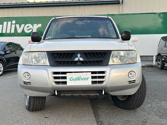 三菱 パジェロ ロング ZR 福島県 2003(平15)年 11.4万km ソフィアホワイト/サテライトシルバー 純正オーディオ/・CD/FM/AM/前方ドラレコ/電動格納ミラー/ハロゲンヘッドライト/・オートライト/・フォグランプ/ドアバイザー