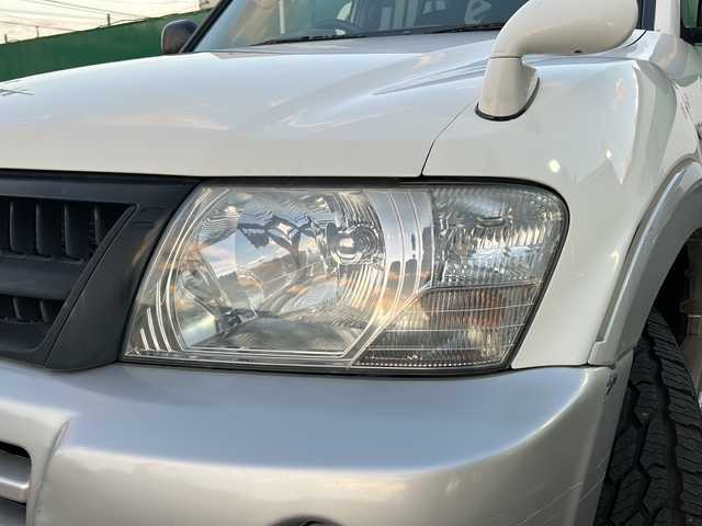 三菱 パジェロ ロング ZR 福島県 2003(平15)年 11.4万km ソフィアホワイト/サテライトシルバー 純正オーディオ/・CD/FM/AM/前方ドラレコ/電動格納ミラー/ハロゲンヘッドライト/・オートライト/・フォグランプ/ドアバイザー