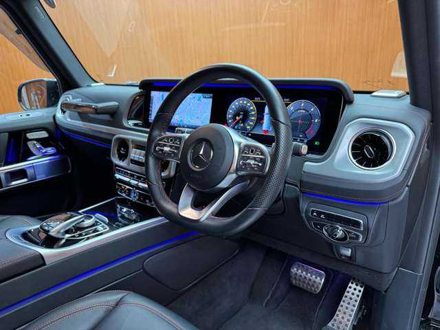 メルセデス・ベンツ ゲレンデヴァーゲン Ｇ３５０ｄ AMGライン 千葉県 2019(令1)年 4.6万km オブシディアンブラック ラグジュアリーＰＫＧ　/アダプティブダンパー　/Ｂｕｒｍｅｓｔｅｒサウンド　/黒革シート　/ガラスＳＲ　/ＡＣＣ　/シートＨ　/ナビ　/ＴＶ　/３６０°ＬＥＤライト　/アクティブパーキング　/衝突軽減Ｂ　/ＢＳＭ　/ＬＫＡ