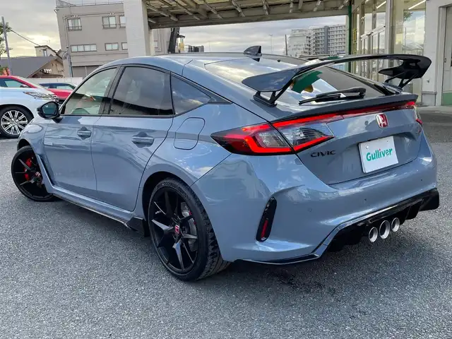 ホンダ シビック タイプR 神奈川県 2025(令7)年 0.1千km ソニックグレーパール ワンオーナー/純正メモリーナビ・地デジTV/バックモニター/ビルトインETC2.0/純正USB/BT再生/純正19インチAW/ブレンボブレーキ/LEDヘッドライト/ホンダセンシング/レーダークルーズコントロール/PCS/LKA/BSM/標識検知/コーナーセンサー/プッシュスタート/スマートキー×2/保証書・取説あり
