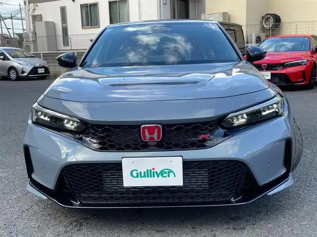 ホンダ シビック タイプR 神奈川県 2025(令7)年 0.1千km ソニックグレーパール ワンオーナー/純正メモリーナビ・地デジTV/バックモニター/ビルトインETC2.0/純正USB/BT再生/純正19インチAW/ブレンボブレーキ/LEDヘッドライト/ホンダセンシング/レーダークルーズコントロール/PCS/LKA/BSM/標識検知/コーナーセンサー/プッシュスタート/スマートキー×2/保証書・取説あり