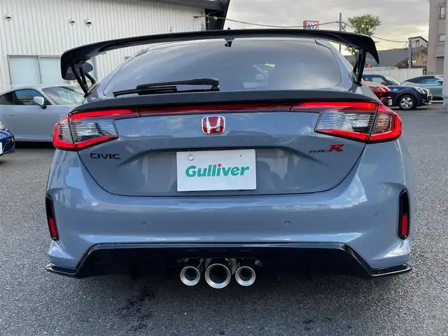 ホンダ シビック タイプR 神奈川県 2025(令7)年 0.1千km ソニックグレーパール ワンオーナー/純正メモリーナビ・地デジTV/バックモニター/ビルトインETC2.0/純正USB/BT再生/純正19インチAW/ブレンボブレーキ/LEDヘッドライト/ホンダセンシング/レーダークルーズコントロール/PCS/LKA/BSM/標識検知/コーナーセンサー/プッシュスタート/スマートキー×2/保証書・取説あり