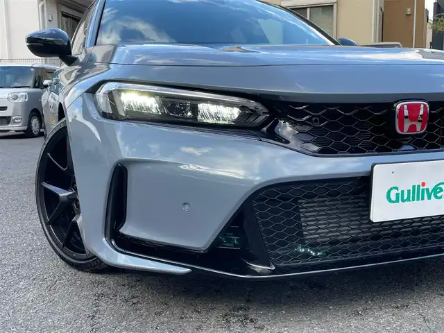 ホンダ シビック タイプR 神奈川県 2025(令7)年 0.1千km ソニックグレーパール ワンオーナー/純正メモリーナビ・地デジTV/バックモニター/ビルトインETC2.0/純正USB/BT再生/純正19インチAW/ブレンボブレーキ/LEDヘッドライト/ホンダセンシング/レーダークルーズコントロール/PCS/LKA/BSM/標識検知/コーナーセンサー/プッシュスタート/スマートキー×2/保証書・取説あり