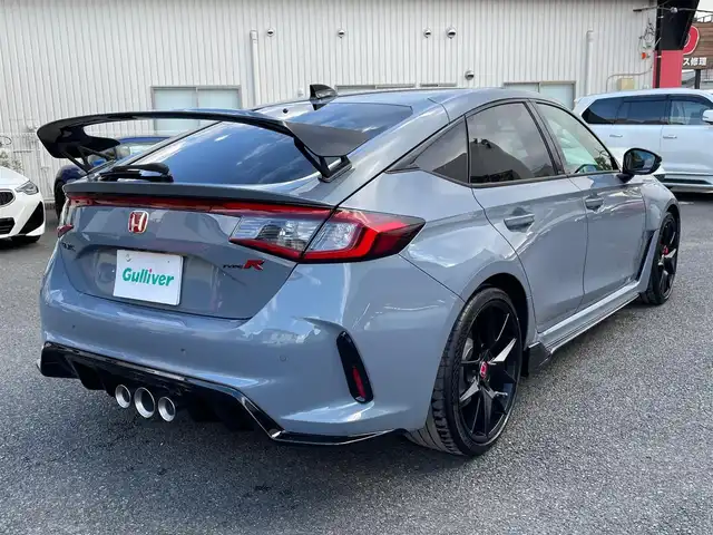 ホンダ シビック タイプR 神奈川県 2025(令7)年 0.1千km ソニックグレーパール ワンオーナー/純正メモリーナビ・地デジTV/バックモニター/ビルトインETC2.0/純正USB/BT再生/純正19インチAW/ブレンボブレーキ/LEDヘッドライト/ホンダセンシング/レーダークルーズコントロール/PCS/LKA/BSM/標識検知/コーナーセンサー/プッシュスタート/スマートキー×2/保証書・取説あり