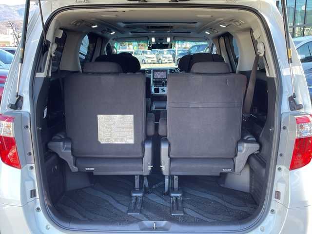 トヨタ アルファード 350S Cパッケージ 長野県 2012(平24)年 5.8万km ホワイトパールクリスタルシャイン 禁煙車/車高調/純正ナビ（CD/DVD/フルセグTV/Bluetooth）/バックカメラ/ビルトインETC/サンルーフ/フリップダウンモニター/前後ドライブレコーダー/両側パワースライドドア/パワーシート（運転席メモリー機能付）/電動リアゲート/AC100V/ウッドコンビステアリング/クルーズコントロール/ステアリングスイッチ/キセノンヘッドライト/フォグランプ/オートライト/スマートキー/Pスタート/電動格納ミラー/WORK GNOSIS20インチAW/純正スタッドレス積み込み