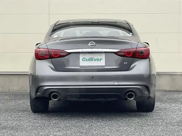 日産 スカイライン GT 茨城県 2020(令2)年 7.3万km ダークメタルグレー ワンオーナー/純正ナビ/　(AM/FM/CD/DVD/Bluetooth)/フルセグTV/アラウンドビューモニター/インテリジェントクルーズコントロール/ETC2.0/ドライブレコーダー/前後コーナーセンサー/LEDヘッドライト/前席パワーシート/ハーフレザーシート/純正アルミホイール/純正フロアマット/USB接続