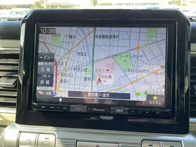 スズキ クロスビー HYBRID MZ 愛知県 2019(平31)年 6.4万km スーパーブラックパール 純正ナビ（フルセグ、CD、DVD、Bluetooth）/4WD/全方位カメラ/ETC/クルーズコントロール/RAYS16インチアルミホイール/LEDヘッドライト/USB/コーナーセンサー/オートライト/衝突軽減ブレーキ/シートヒーター/スマートキー/社外マフラー/横滑り防止装置/Pスタート