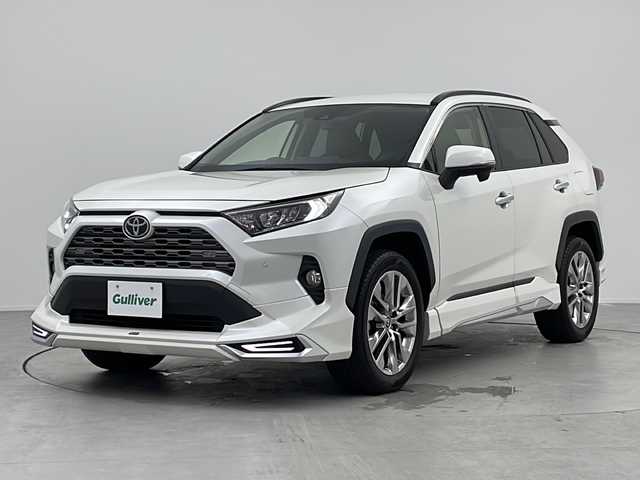 トヨタ ＲＡＶ４ G Zパッケージ 三重県 2019(令1)年 5.8万km ホワイトパールクリスタルシャイン 純正9インチナビ/バックカメラ/フルセグ/モデリスタエアロ/シートヒーター/シートメモリ/パワーシート/グレーレザーシート/デジタルインナーミラー/トヨタセーフティーセンス/・プリクラッシュセーフティ/・レーダークルーズコントロール/・オートハイビーム/・ブラインドスポットモニター/・コーナーセンサー/電動パーキングブレーキ/オートブレーキホールド/純正19インチAW/スマートキー