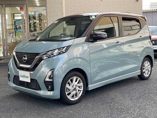 日産 デイズ HWS X プロパイロットED 大阪府 2020(令2)年 2.2万km アッシュブラウン/ソーダブルー 純正メモリーナビ/（MM320D-L）/フルセグテレビ/プロパイロット/全方位カメラ/アイドリングストップ/クルーズコントロール/プッシュスタート/スマートキー/LED/ETC2.0/オートエアコン/コーナーセンサー