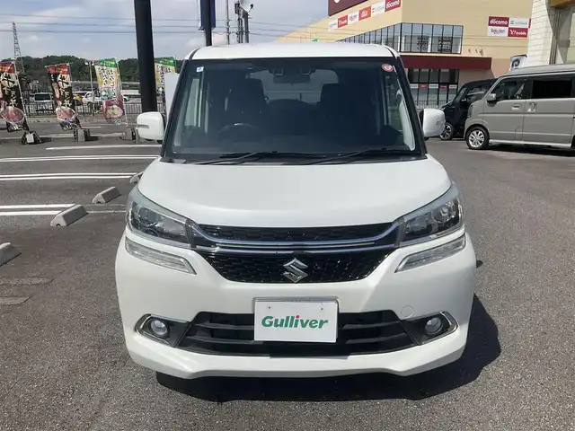 スズキ ソリオ バンディット HV MV Dカメラ ブレーキS 滋賀県 2018(平30)年 9.7万km ピュアホワイトP ワンオーナー/車検9年2月まで/スズキセーティサポート/デュアルカメラブレーキサポート/クルーズコントロール/純正8インチナビ/Bluetooth、CD、DVD、フルセグテレビ/全方位モニター、バックカメラ/ビルトインETC/両側パワースライドドア/運転席シートヒーター/LEDヘッドライト、フォグランプ/2列目パーソナルテーブル/純正15インチアルミホイール/スペアキー有り/取扱説明書、保証書/