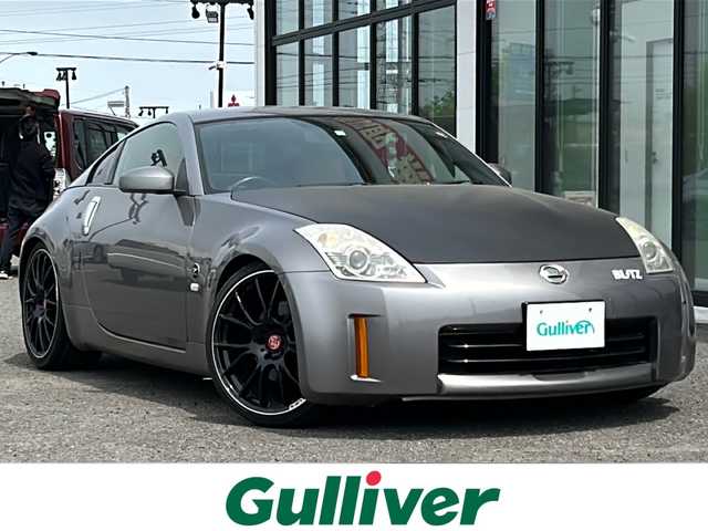日産 フェアレディ Ｚ バージョンT 道央・札幌 2008(平20)年 13.3万km ブレードシルバー 社外SDナビ/FM/AM/CD/DVD/BT/フルセグ/ETC/バックカメラ/レザーシート/パワーシート/シートヒーター/スペアキー/リモコンキー/電格ミラー/AAC/Wエアバッグ/横滑り防止システム