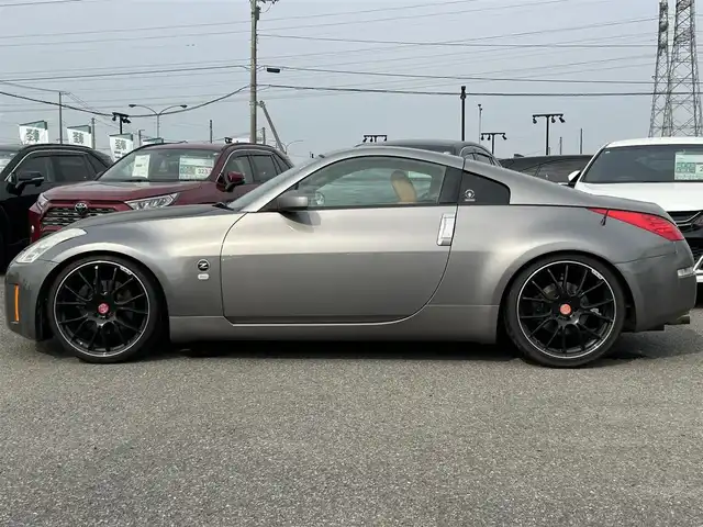 日産 フェアレディ Ｚ バージョンT 道央・札幌 2008(平20)年 13.3万km ブレードシルバー 社外SDナビ/FM/AM/CD/DVD/BT/フルセグ/ETC/バックカメラ/レザーシート/パワーシート/シートヒーター/スペアキー/リモコンキー/電格ミラー/AAC/Wエアバッグ/横滑り防止システム