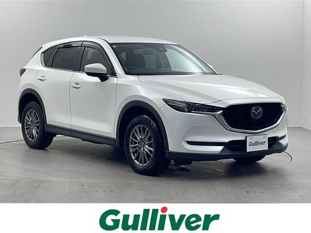 マツダ ＣＸ－５ 20S プロアクティブ 栃木県 2018(平30)年 2.2万km スノーフレイクホワイトパールマイカ 純正ナビ/AM FM CD　DVD SD USB AUX BT フルセグTV/クルーズコントロール/ETC/アラウンドビューモニター/衝突軽減/コーナーセンサー/ブラインドスポットモニター/レーンアシスト/ステアリングヒーター/シートヒーター/運転席パワーシート/ヘッドアップディスプレイ/LEDヘッドライト/オートライト/オートマチックハイビーム/オートワイパー/純正フロアマット/純正アルミホイール