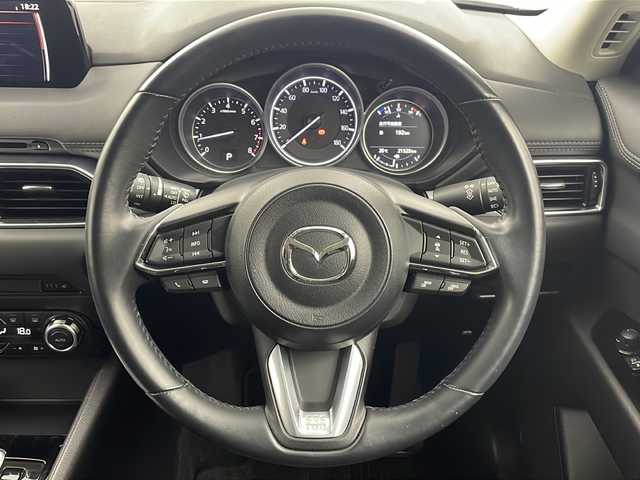 マツダ ＣＸ－５ 20S プロアクティブ 栃木県 2018(平30)年 2.2万km スノーフレイクホワイトパールマイカ 純正ナビ/AM FM CD　DVD SD USB AUX BT フルセグTV/クルーズコントロール/ETC/アラウンドビューモニター/衝突軽減/コーナーセンサー/ブラインドスポットモニター/レーンアシスト/ステアリングヒーター/シートヒーター/運転席パワーシート/ヘッドアップディスプレイ/LEDヘッドライト/オートライト/オートマチックハイビーム/オートワイパー/純正フロアマット/純正アルミホイール
