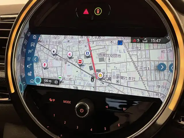 ＭＩＮＩ ＢＭＷ ミニ クラブマン クーパーD 熊本県 2022(令4)年 4.8万km MINI Yoursエニグマティックブラック ・ワンオーナー/・スマートキー/・プッシュスタート/・インテリジェントセーフティ/・PDC自動起動/・パーキングアシスト/・クルーズコントロール/・ハーフレザースポーツシート/・前席シートヒーター /・純正HDDナビ/　【Bluetooth・USB】/・フルセグTV/・バックカメラ/・LEDヘッドランプ/・LEDフォグランプ/・UKテール/・保証書/取説