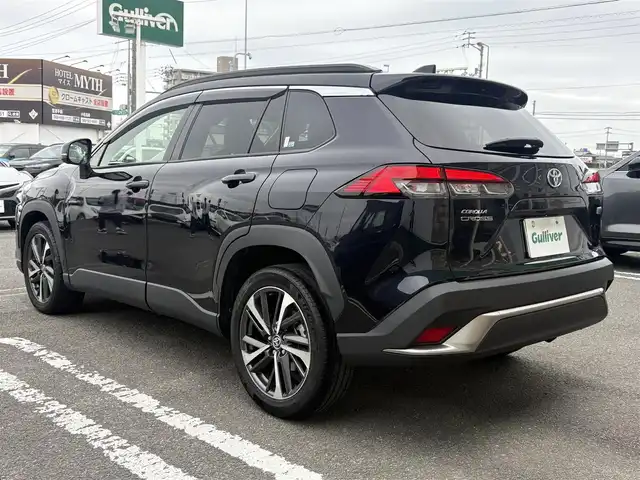 トヨタ カローラ クロス ハイブリッド Z 徳島県 2021(令3)年 3.2万km スパークリングブラックパールクリスタルシャイン 純正メーカーオプションナビ/全方位カメラ/ブラインドスポットモニター/電動リアゲート/アダプティブクルーズコントロール/電動シート/前後ドライブレコーダー/純正１８インチアルミホイール/純正フロアマット/サイドバイザー/取扱説明書/保証書・メンテナンスノート