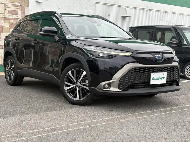 トヨタ カローラ クロス ハイブリッド Z 徳島県 2021(令3)年 3.2万km スパークリングブラックパールクリスタルシャイン 純正メーカーオプションナビ/全方位カメラ/ブラインドスポットモニター/電動リアゲート/アダプティブクルーズコントロール/電動シート/前後ドライブレコーダー/純正１８インチアルミホイール/純正フロアマット/サイドバイザー/取扱説明書/保証書・メンテナンスノート