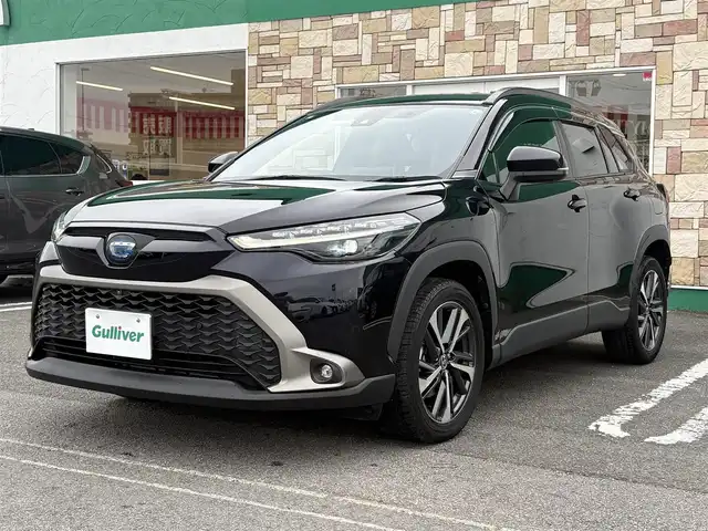 トヨタ カローラ クロス ハイブリッド Z 徳島県 2021(令3)年 3.2万km スパークリングブラックパールクリスタルシャイン 純正メーカーオプションナビ/全方位カメラ/ブラインドスポットモニター/電動リアゲート/アダプティブクルーズコントロール/電動シート/前後ドライブレコーダー/純正１８インチアルミホイール/純正フロアマット/サイドバイザー/取扱説明書/保証書・メンテナンスノート
