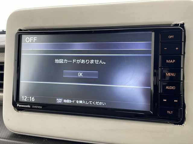 スズキ ラパン L 千葉県 2017(平29)年 5万km フェニックスレッドパール 純正SDナビ/Bluetooth/CD/DVD/シートヒーター/衝突被害軽減システム/横滑り防止装置/アイドリングストップ/ABS/純正フロアマット/ハロゲンヘッドライト