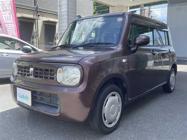 スズキ ラパン G 愛知県 2012(平24)年 5万km マルーンブラウンパール 純正メモリナビ〈CQUZ02J0CJ〉/・地デジTV/CD/SD/・Bluetooth/USB/ETC/純正ホイールキャップ/純正フロアマット/スマートキー/プッシュスタート/ベンチシート
